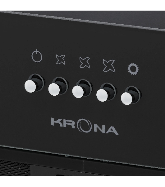 Вытяжка Krona WERMUT 600 DN BLACK PB BF