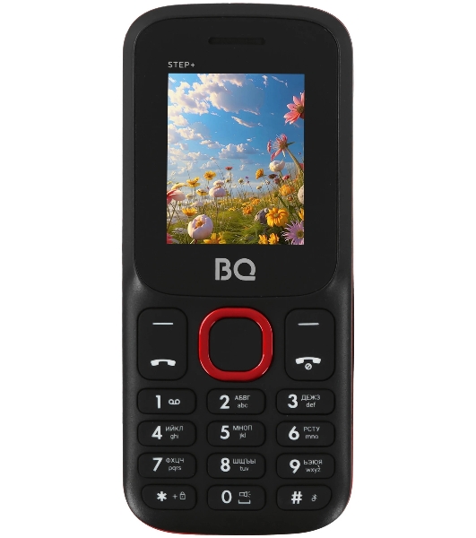Мобильный телефон BQ 1848 Step+ черный/красный