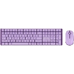 Комплект клавиатура+мышь AULA AC306 беспроводной, USB, 1600 DPI, сиреневый, фото 1