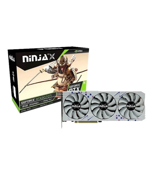 Видеокарта Ninja (Sinotex) RTX 3070Ti 8Gb GDDR6X 256BIT 3xDP HDMI 3FAN RTL