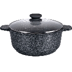 Кастрюля Maunfeld GRETA MF24GRTT01CR из литого алюминия со стеклянной крышкой, 24 см, 4 л, фото 1