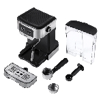 Кофеварка рожковая BBK BCM1500 черный/нержавеющая сталь, исп. кофе - молотый, 1.8 л, 1200 Вт, 20 бар, фото5