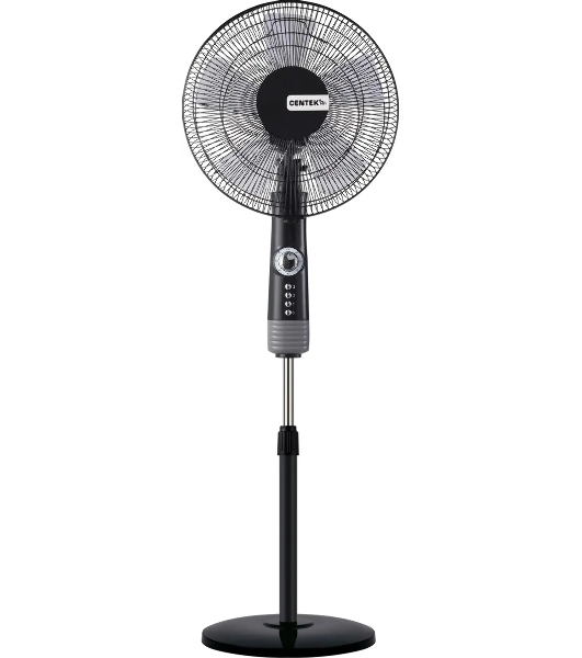 Вентилятор Centek CT-5022 чёрный, напольный, 55 Вт, 3 скорости, 43 см