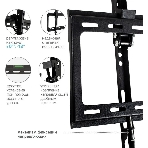 Кронштейн для TV Arm media STEEL-2 new черный, настенный, 32'-90', max 40 кг, 1 ст св., нак. 0°-15°, от ст. 28,5 мм, max VESA 600x400 мм., фото3