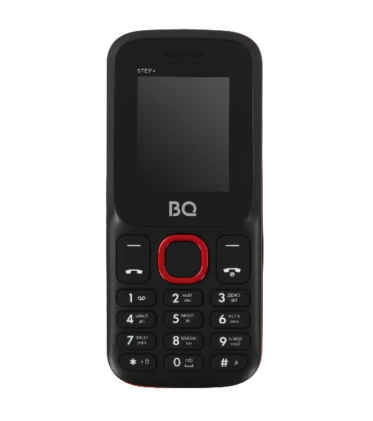 Мобильный телефон BQ 1848 Step+ черный/красный