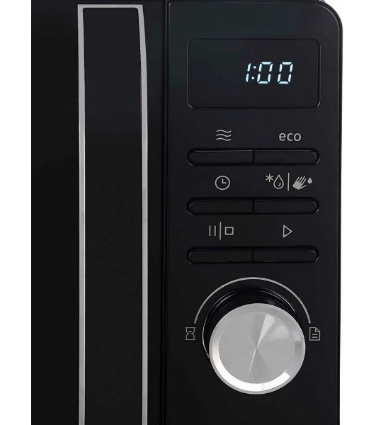 Микроволновая печь Gorenje MO20S4BC черный, 20 л, 700 Вт, переключатели - кнопки, поворотный механизм