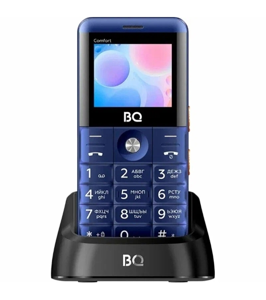 Мобильный телефон BQ 2006 Comfort синий/черный