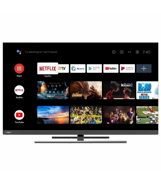 Телевизор Haier 50' AX Pro серебристый DLED 4K UHD 60Hz Smart TV Android TV