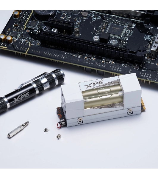 Накопитель SSD ADATA XPG MARS 980 STORM, 1000Gb, M.2(22x80мм), NVMe, PCIe 5.0 x4, 3D NAND, R/W 14000/10000Mb/s, IOPs 1 600 000/1 650 000, TbW 740, DWPD 0.4, with Heat Sink (5 лет)