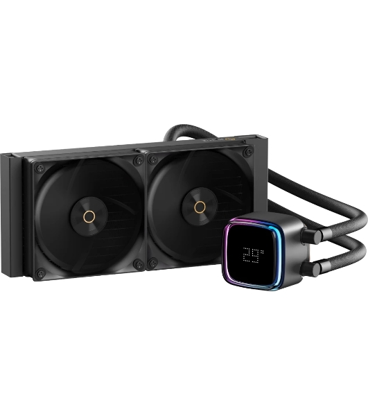 Система жидкостного охлаждения Ocypus Iota L24 BK ARGb черный 280W/All Intel/AMD AM*/Digital display/Screws