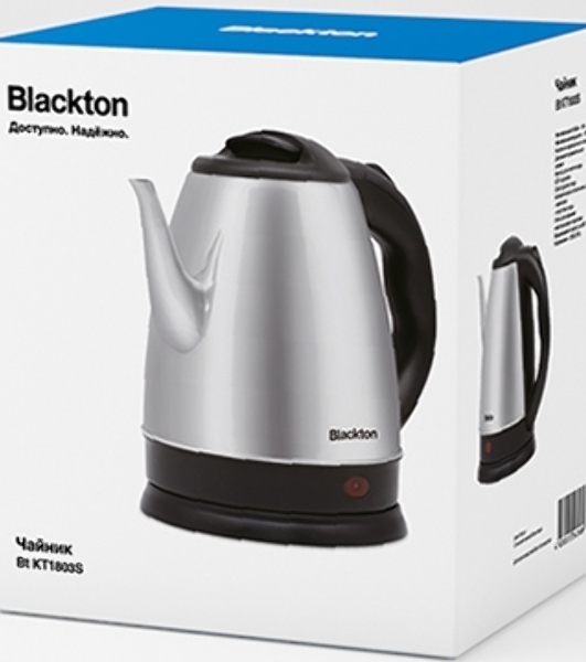 Чайник электрический Blackton Bt KT1804S черный/стальной