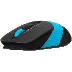Комплект клавиатура+мышь A4Tech FStyler F1010 проводной, USB, 1600 DPI, чёрный/синий, фото6