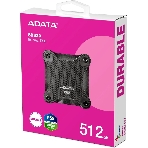 Внешний SSD ADATA SD620, 512Gb, USB 3.2 Gen 2 Type-A, R/W 520/460, черный, фото3
