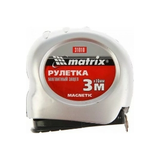 Рулетка Matrix magnetic 3мх16мм магнитный зацеп