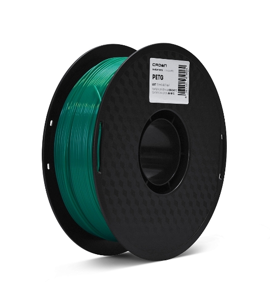 Филамент Crown Micro CM-FILPETG017G PETG 1.75 1кг темно-зеленый