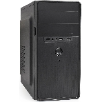 Компьютерный корпус Minitower ExeGate BA-309-UNS350 (mATX, БП UNS350 с вент. 12см, 2*USB, HD аудио, черный), фото 1