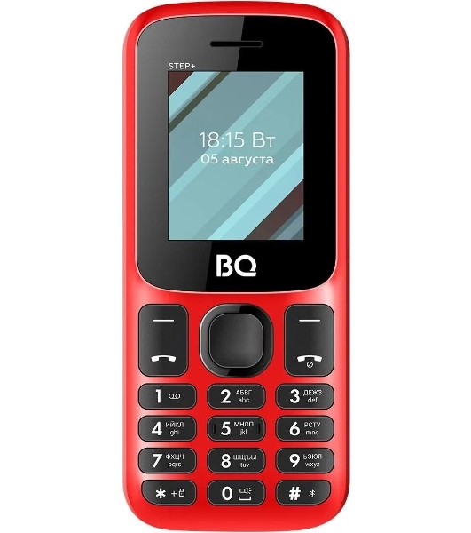 Мобильный телефон BQ 1848 Step+ красный/черный
