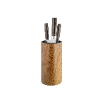Подставка для ножей универсальная LARA LR05-103 Wood круглая Soft touch 110×225, фото3