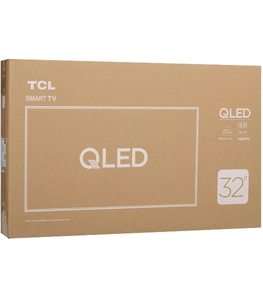 Телевизор TCL 32' 32S5K-UZ черный QLED FHD 60Hz Smart TV