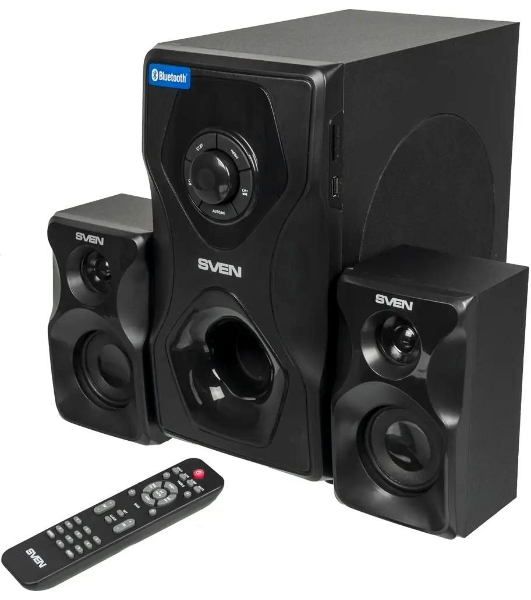 Акустическая система SVEN AC MS-2055, черный (55Вт, FM-тюнер, USB/SD, дисплей, ПДУ, Bluetooth)