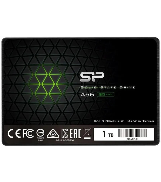 Накопитель SSD Silicon Power Ace A56, 1TB, SATA III, 2.5', R/W 560/530