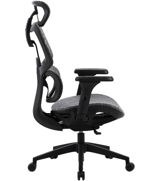 Кресло Cactus CS-MC555-GY черный, сетка