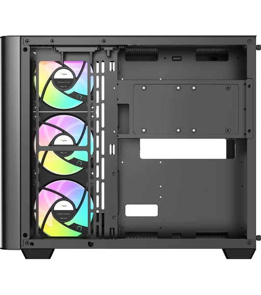 Компьютерный корпус Ocypus Iota C70 BK Curve ARGB Digital (Iota-C70-BKD400CD-GL)