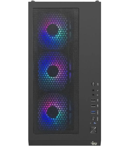 Компьютер IRU Tactio 510B7GP TWR i7 14700F (2.1) 32Gb SSD1Tb RTX 5070 12Gb Windows 11 Pro GbitEth 850W черный (RUS) (2126640)
