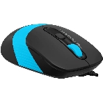Комплект клавиатура+мышь A4Tech FStyler F1010 проводной, USB, 1600 DPI, чёрный/синий, фото7