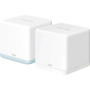 Mesh Wi-Fi система Mercusys Halo H32G(2-pack) AC1200, до 300 Мбит/с на 2,4 ГГц + до 867 Мбит/с на 5 ГГц, комплект 2 шт