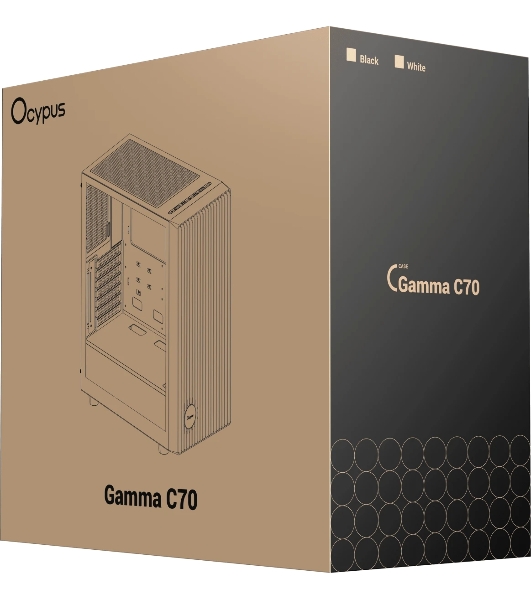 Компьютерный корпус Ocypus Gamma C70 WH, ATX, USB 3.0*1+USB 2.0*1