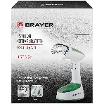 Отпариватель BRAYER BR4128GN белый/зеленый, 1500 Вт, 20 г/мин, 120 мл, фото2