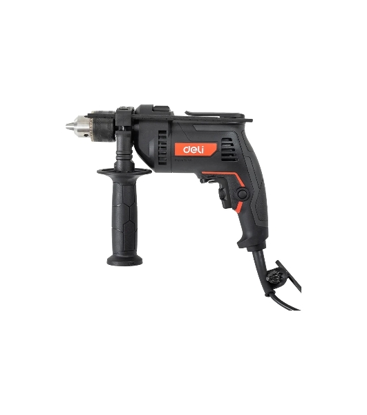 Дрель Deli DE-CZ13-1E, 680Вт, сетевая, ударная