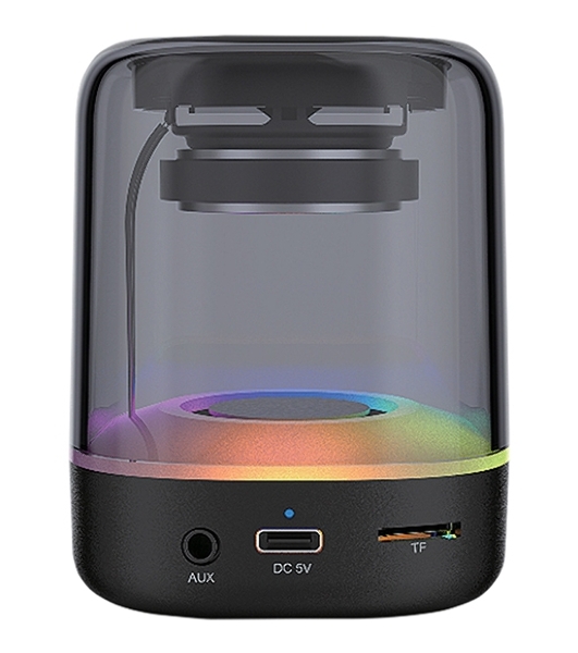 Акустическая система QUMO Plasma mini ВТ 0081 3 ВТ объемное звучание RGb
