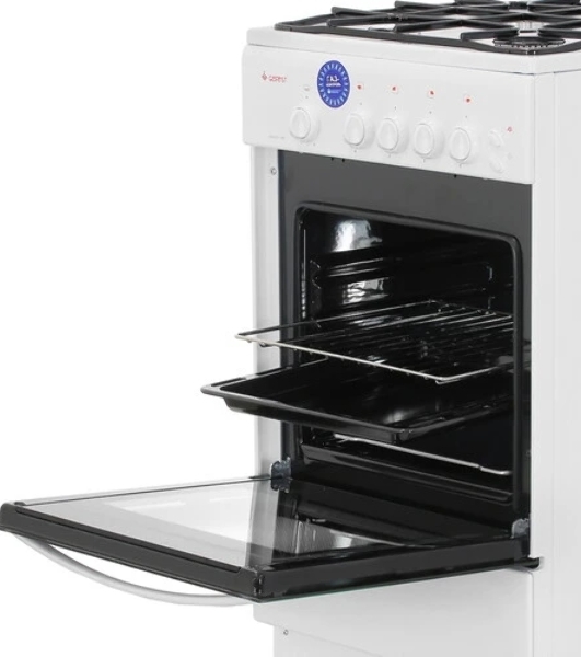 Плита газовая Gefest ПГ 3200-06 К35 белый, конфорок 4 шт, духовка 42 л, 50 см x 85 см x 53 см