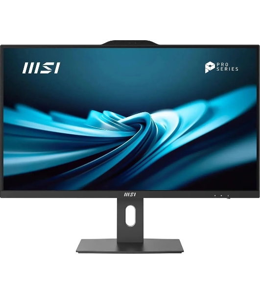 Моноблок MSI Pro AP272P 14M AiO 27' FHD(1920x1080)IPS AG Non-touch, Core i5-14400 (2.5GHz), 16Gb DDR5(1x16Gb), 512GB SSD M.2, Intel UHD, WiFi, BT, camera, WirelessKB&mouse Eng/Rus,Win11Pro Rus,1y war-ty, Blac (9S6-AF8321-801)