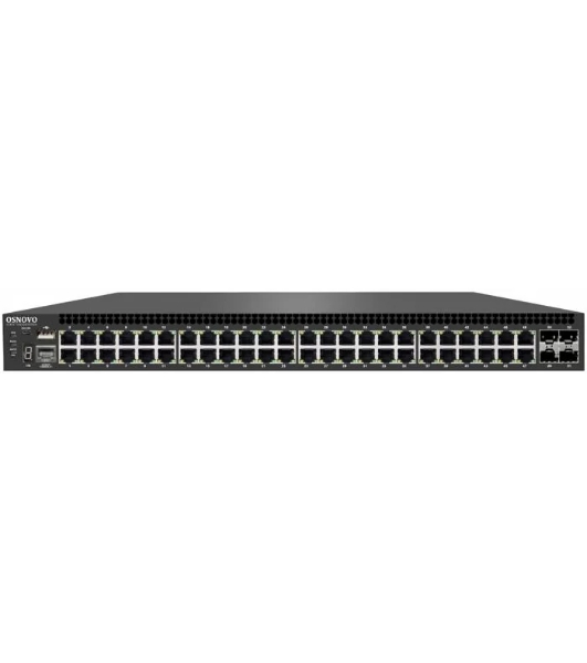 Управляемый (L3) гигабитный коммутатор OSNOVO, 48 *10/100/1000Base-T,  4*10G SFP+ Uplink