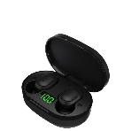 Наушники TWS Maxvi MHF-101BT UP черный, вкладыши, Bluetooth, сенсорное управление, до 4 ч, фото 1