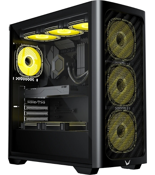 Корпус Formula Air Power G3 Plus Black, Mini-Tower, чёрный, 3 x 120 мм