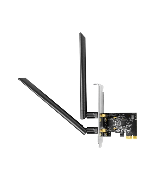 Беспроводной адаптер PCI-E Wi-Fi ,Cudy WE1300, AC1300, низкопроф. планка в комплекте