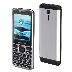 Мобильный телефон Maxvi X10i серебристый металлик, фото 1