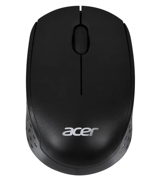 Мышь беспроводная Acer OMR020 черный, 1200 dpi, радиоканал, USB, кнопки - 3