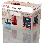Пылесос Tefal TW3953EA красный/серебристый, 750 Вт, уборка сухая, пылесборник мешок 3 л, фото2