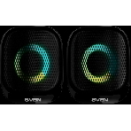Акустическая система 2.0 АС SVEN G345, черный, (10 Вт, RGB, питание USB, Bluetooth), фото 1