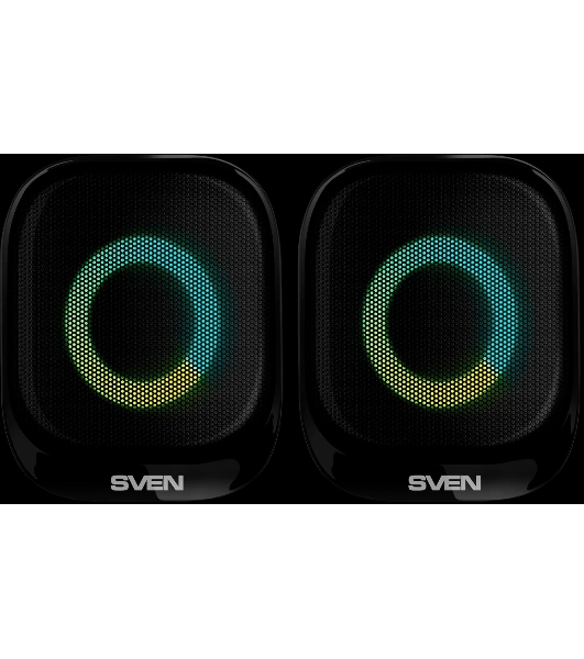 Акустическая система 2.0 АС SVEN G345, черный, (10 Вт, RGB, питание USB, Bluetooth)