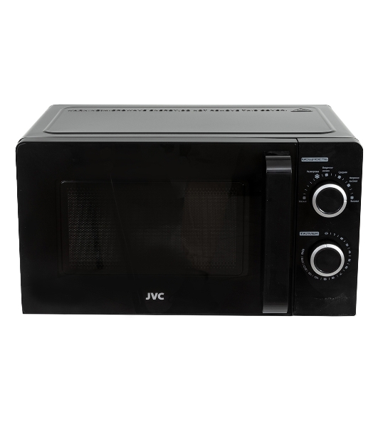 Микроволновая печь JVC JK-MW130M черный, 20 л, 700 Вт, переключатели - поворотный механизм