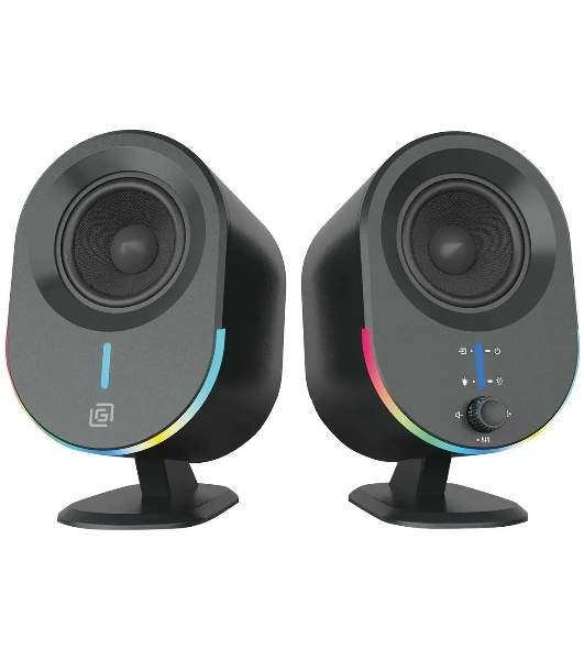 Акустическая система Оклик OK-303A 2.0 черный 20Вт BT