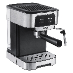 Кофеварка рожковая BBK BCM1500 черный/нержавеющая сталь, исп. кофе - молотый, 1.8 л, 1200 Вт, 20 бар, фото8