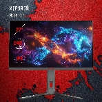 Монитор 27' BLOODY MN272Q IPS 2560x1440, 240 Гц, 1 мс, 16:9, 400 кд/м², 2xHDMI, 2xDP, 1x3.5 мм, 2x3 Вт, темно-серый, фото6