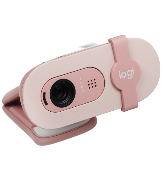 Веб-камера Logitech Brio 90 (960-001625) pink